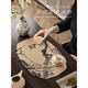 Zhixiao new Chinese style small tea mat for one person, absorbent mat, tea table cloth, tea mat, tea coaster, dry soaking mat, waterproof tea table and table flag. Songbird Jingchun - Diatom mud tea mat - special shape 40*60cm free cutting_ideal size