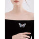 SAC embroidered butterfly brooch high-end women light luxury atmosphere high-end corsage autumn and winter sweater suit pin accessories women ghostwriting greeting cards