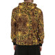 Versace (VERSACE) JEANSCOUTURE leopard print hooded sweatshirt men's black black S
