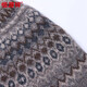 Hengyuanxiang 100% pure wool sweater men's thickened autumn and winter new warm casual retro jacquard sweater bottoming shirt for men milk white M 170/88A(105)