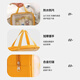 Jieban Travel Toiletries Storage Bag Large Capacity Cosmetic Bag Portable Waterproof Storage Bag Travel Toiletries Bag Yellow Small