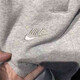 Nike (NIKE) new spring and autumn pure cotton sweatpants for men and women, embroidered cuffed straight sweatpants, loose casual breathable trousers, embroidered black black pants L 105-120Jin Jin equals 0.5 kg