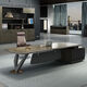Office desk and chair combination boss table simple modern office furniture executive table president table supervisor table general manager table 2.0 meters boss table without deputy cabinet