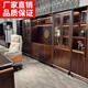 New Chinese style manager desk office boss desk modern solid wood executive desk manager desk and chair combination 2.0m boss desk