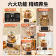 Montover health pot all-glass thermostatic kettle kettle teapot mini office one-person flower teapot household boiling water for tea baby silicone-free 0 glue pure glass bottom in one smart model - with tea leakage all-glass + multi-function + appointment 1L flagship model