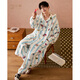 Gongdie Heat Storage Type Crayon Shin-chan Autumn and Winter Couple Pajamas Women's Thickened Flannel Warm Men's Home Clothes