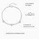 Chao Acer Platinum Star Bracelet for Women PT950 Platinum Hand Jewelry Double Layer Bracelet Birthday Gift for Women Price: 690 yuan including labor cost, chain length is about 15cm + tail chain 5.2g