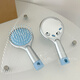 Portable compact mirror ins comb air cushion air bag massage comb with mirror student cute portable small fluffy hair purchase mirror comb integrated black cat white cat