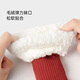 Babylove baby stockings winter baby thickened warm plush versatile calf socks non-slip toddler socks light gray 6-12 months (10.5cm)