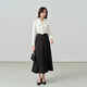 Lady Bird black professional skirt female interview autumn and winter high-end suit a-line skirt umbrella skirt commuting formal skirt commuting