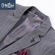 GOLDLION G+ Goldlion Brand Wool Suit Men's Suit 2025 New Business Banquet Dress Suit No-Iron Gentleman Set Gray M 170