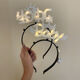 Internet celebrity happy birthday luminous crown headband birthday party photo atmosphere props luminous light birthday hat happy birthday luminous headband