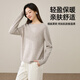 ESE-Y Yiyang 100% wool sweater for women 2025 autumn and winter new sweater loose round neck pullover casual inner sweater Bordeaux red-half turtleneck XL