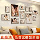 Yusenyi photo wall combination photo frame decoration photo washing photo printing wedding photo living room punch-free creative wedding hanging style K15 frame black border