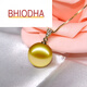 Bhiodha Nanzhu family Nanyang gold bead pendant gold inlaid with golden seawater pearls light luxury and elegant gift for mother 90-100mm