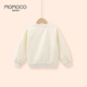 玛米玛卡（MOMOCO）童装女童卫衣2025秋冬款中大童洋气花边卫衣 白杏色 120