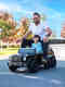 Other Homes Two-seater big G children's electric car four-wheel remote control car child off-road stroller baby toy car can seat adults parent-child ride together dual throttle black four-wheel drive Chaowei portable 12V703 electric drive + SF Express