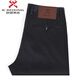 KBXNG Jinba brand men's brand men's casual pants pure cotton non-iron middle-aged business casual high-waisted straight pants black 9226-3 M 32 yards waist 2 feet 5 waist 84C