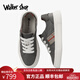 Zapatos de lona de longaglia para hombres 2025 Summer Nuevo estilo [tela transpirable seleccionada] Zapatos de hombres de lujo de lujo Soft Sole Board Casual For Men Gray 42