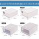 He Jiagong Yangyangyu shoe box drawer-type assembly-free dust-proof transparent plastic thickened men's and women's sneaker storage box can be freely assembled 1 pack Buy more 24.5x30.6x13.1cm