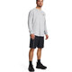 UNDERARMOR Spring and Autumn DFO men's round neck sports and casual long-sleeved T-shirt 1302355 Gray 011 XL
