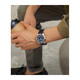 Citizen (CITIZEN) JD Logistics Japan Direct Mail Citizen Q&Q Canvas Band Watch Student Exam Waterproof Quartz Watch QB38-315 Navy Blue