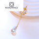ROYALPRINCESSakoya seawater pearl pendant necklace, goddess grade extremely bright gold tassel necklace pendant 775mm 18K gold akoya pendant K gold chain