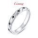 GsunG platinum rhombus ring for men PT950 pure white gold rhombus black gold bracelet for girls fashionable and exquisite ring. Priced by gram. Contact before bidding.