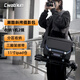 CWATCUN shoulder camera bag photography bag crossbody shoulder professional camera bag high-value men and women commuting suitable for Fuji sony Sony Canon Leica SLR camera bag