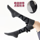 BIBK Japanese Yoga Socks Pilates Socks with Bows for Fitness Special Sports Socks Dotted Anti-Slip Stockings Five Finger Style-Black Pair