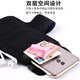 Laishuhui running arm bag with touch screen running mobile phone carrying artifact running equipment wrist bag mobile phone case sports gray touch screen/reflective strip/headphone hole