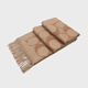 COACH brand direct supply autumn and winter warm wool scarf for men and women, camel CU807 Christmas gift