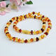 AIHUPO Shenzhen Songgang amber beeswax Russian amber beeswax baby necklace amber beeswax sleep aid teething necklace