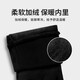 Gloves for men in winter, cold-proof, windproof, warm and velvet, outdoor riding, motorcycle leaking fingers, take-out touch screen gloves, SP exposed two-finger black