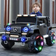 Little Hunter children's electric car four-wheel imitation big G can sit adults 1-3-6 years old children's remote control toy car baby can drive standard black dual drive + 12V4.5A battery + hard seat and hard wheels