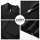 CHOCOOLATE it Men's Cardigan Sweater Jacket Men's Autumn and Winter Lazy Knitted Sweater Outerwear Men's Zipper Wool Autumn Clothing Worsted Gray L Recommended 120-140Jin Jin equals 0.5 kg