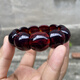 Yuze natural amber Polish blood amber hand row beeswax bracelet old type beads flat beads men and women gift box gift box
