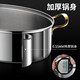 Fish steamer household steamer 304 stainless steel large capacity thickened steamer steamer induction cooker gas oval pot enlarged diameter/large capacity 1 layer 39cm