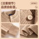 GENIOLAMODE Ao Ruipeng endorsed sweater men's winter Henry collar sweater men's woolen clothes trendy apricot L