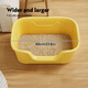 Crazy owner extra large semi-enclosed cat litter box anti-splash cat toilet extra large anti-odor cat litter box huge kitten litter box
