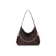 Viney cowhide tote bag women's bag large capacity crossbody bag brand birthday gift for girlfriend and wife brown practical shoulder bucket bag light luxury high-end fashion versatile casual commuting bag