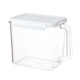 Shuangshan rice bucket with lid, sealed, moisture-proof, large-capacity rice cylinder, dry food, fruit and vegetable storage bucket, grain storage tank, 7L 1 pack - can hold about 10Jin Jin is equal to 0.5kg of rice