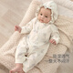 Bali piggy baby jumpsuit, spring and autumn newborn baby clothes, baby clothes for young children, pure cotton type A baby clothes, bellflower 73cm
