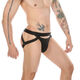 Gay double underwear men's sexy men's sexy underwear thong men's temptation show 113 black 100-120Jin Jin equals 0.5 kg