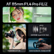 VILTROX AF 85mm F1.4 Pro FE Sony Port UV Kit Full-frame Autofocus Large Aperture Medium Telephoto Fixed Focus Portrait Lens
