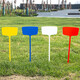 Writable agricultural ground sign large plastic sign sign gardening plant sign sign seedlings flower sign sign waterproof 45CM red (20 pcs)