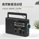 Panda (panda) T-37 old traditional large desktop rechargeable lithium battery three-band full-band frequency radio for the elderly car backup semiconductor (does not support AC and DC)