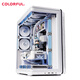 Colorful Ultra 285K RTX5090D/5080 Vulcan flagship graphics card gaming desktop overclocking e-sports Ai computing host DIY assembly machine computer complete machine U9 285K+RTX5090D v2丨Vulcan White