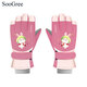 SooGree children's gloves are winter waterproof, windproof, coldproof, warm and lockable, outdoor skiing and riding touch screen gloves
