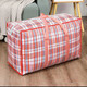 Qiaobolai moving bag storage bag, large bag for quilts, large bag for woven bags, red strips, 20 pieces